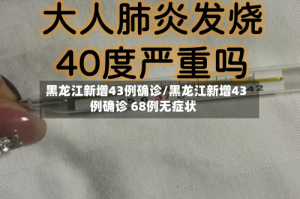 黑龙江新增43例确诊/黑龙江新增43例确诊 68例无症状