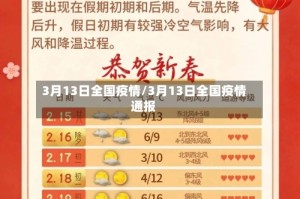 3月13日全国疫情/3月13日全国疫情通报