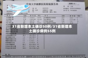 31省新增本土确诊50例/31省新增本土确诊病例55例