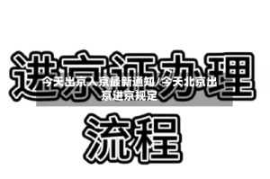 今天出京入京最新通知/今天北京出京进京规定