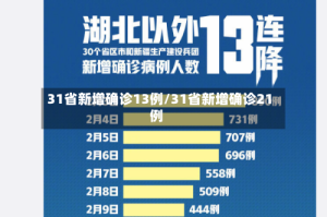 31省新增确诊13例/31省新增确诊21例