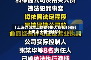 【上海昨增本土确诊8例无症状366例,上海本土新增确诊】