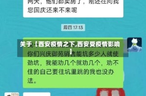 关于【西安疫情之下,西安受疫情影响】