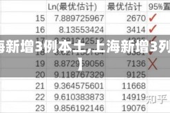 【上海新增3例本土,上海新增3列本土】