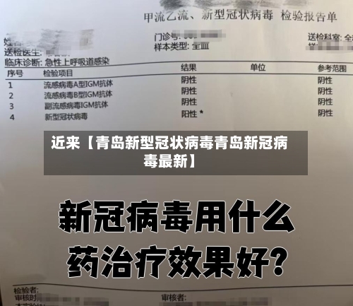 近来【青岛新型冠状病毒青岛新冠病毒最新】-第2张图片