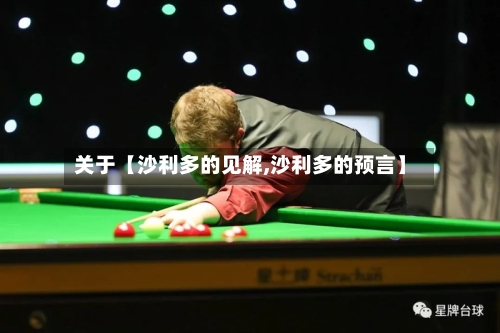 关于【沙利多的见解,沙利多的预言】-第2张图片