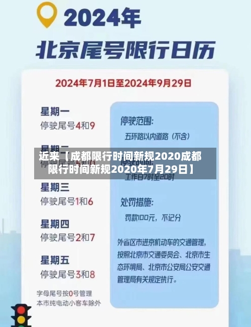 近来【成都限行时间新规2020成都限行时间新规2020年7月29日】-第1张图片