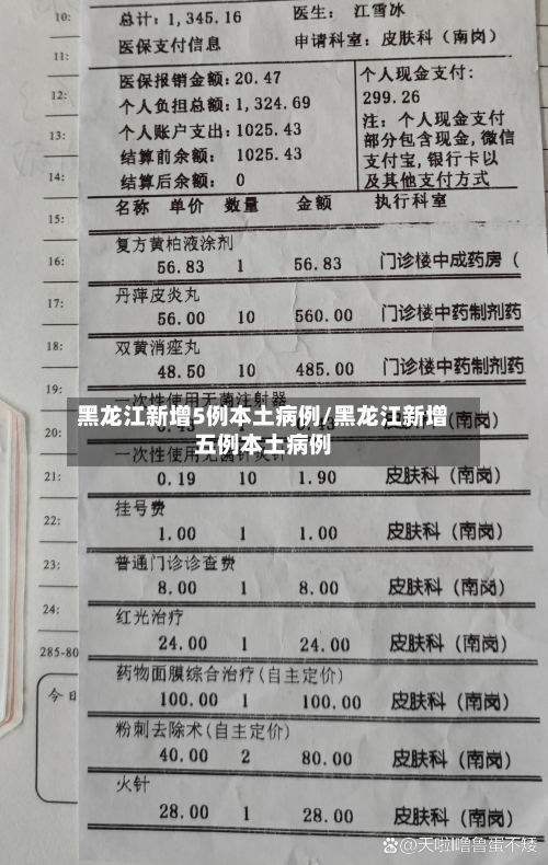 黑龙江新增5例本土病例/黑龙江新增五例本土病例-第1张图片