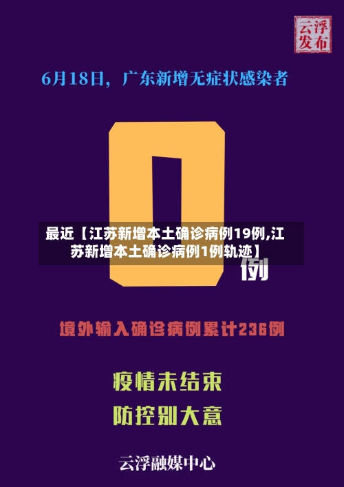 最近【江苏新增本土确诊病例19例,江苏新增本土确诊病例1例轨迹】-第2张图片