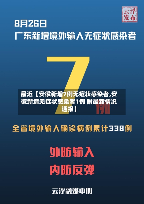 最近【安徽新增7例无症状感染者,安徽新增无症状感染者1例 附最新情况通报】-第1张图片