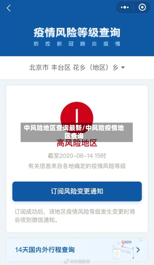 中风险地区查询最新/中风险疫情地区查询-第1张图片