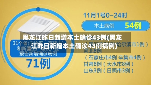 黑龙江昨日新增本土确诊43例(黑龙江昨日新增本土确诊43例病例)-第1张图片