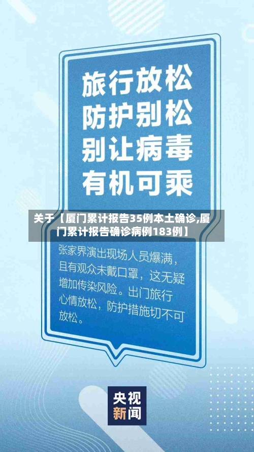 关于【厦门累计报告35例本土确诊,厦门累计报告确诊病例183例】-第1张图片