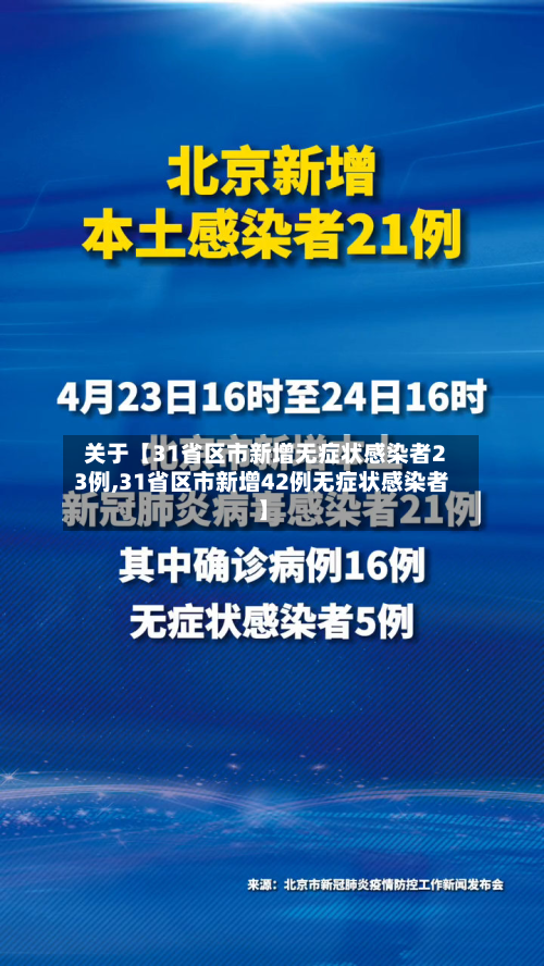 关于【31省区市新增无症状感染者23例,31省区市新增42例无症状感染者】-第2张图片