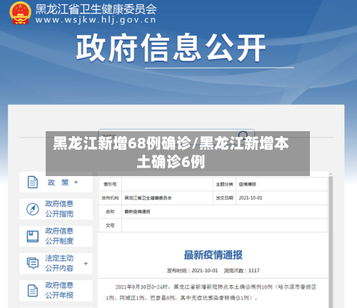 黑龙江新增68例确诊/黑龙江新增本土确诊6例-第1张图片