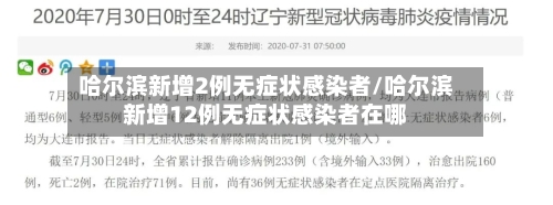 哈尔滨新增2例无症状感染者/哈尔滨新增12例无症状感染者在哪-第1张图片