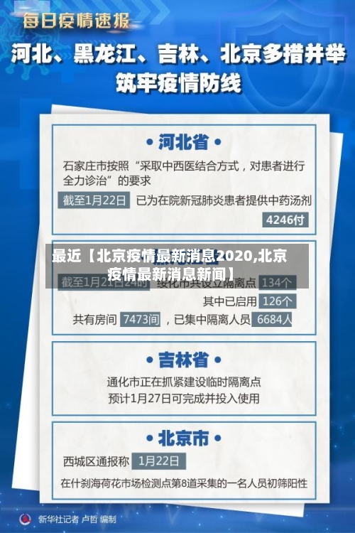 最近【北京疫情最新消息2020,北京疫情最新消息新闻】-第1张图片