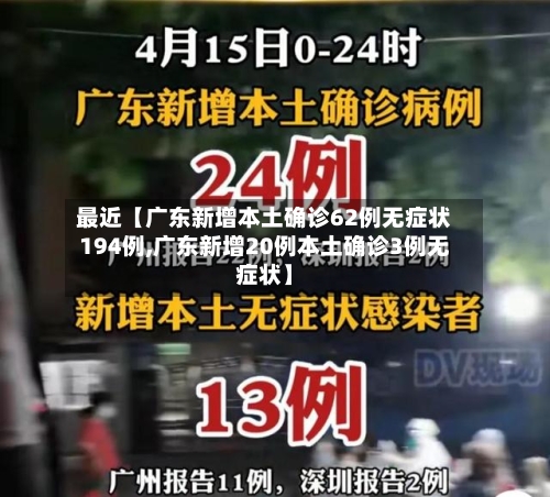 最近【广东新增本土确诊62例无症状194例,广东新增20例本土确诊3例无症状】-第1张图片