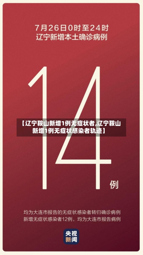 【辽宁鞍山新增1例无症状者,辽宁鞍山新增1例无症状感染者轨迹】-第1张图片