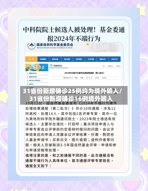 31省份新增确诊25例均为境外输入/31省份新增确诊16例境外输入-第3张图片